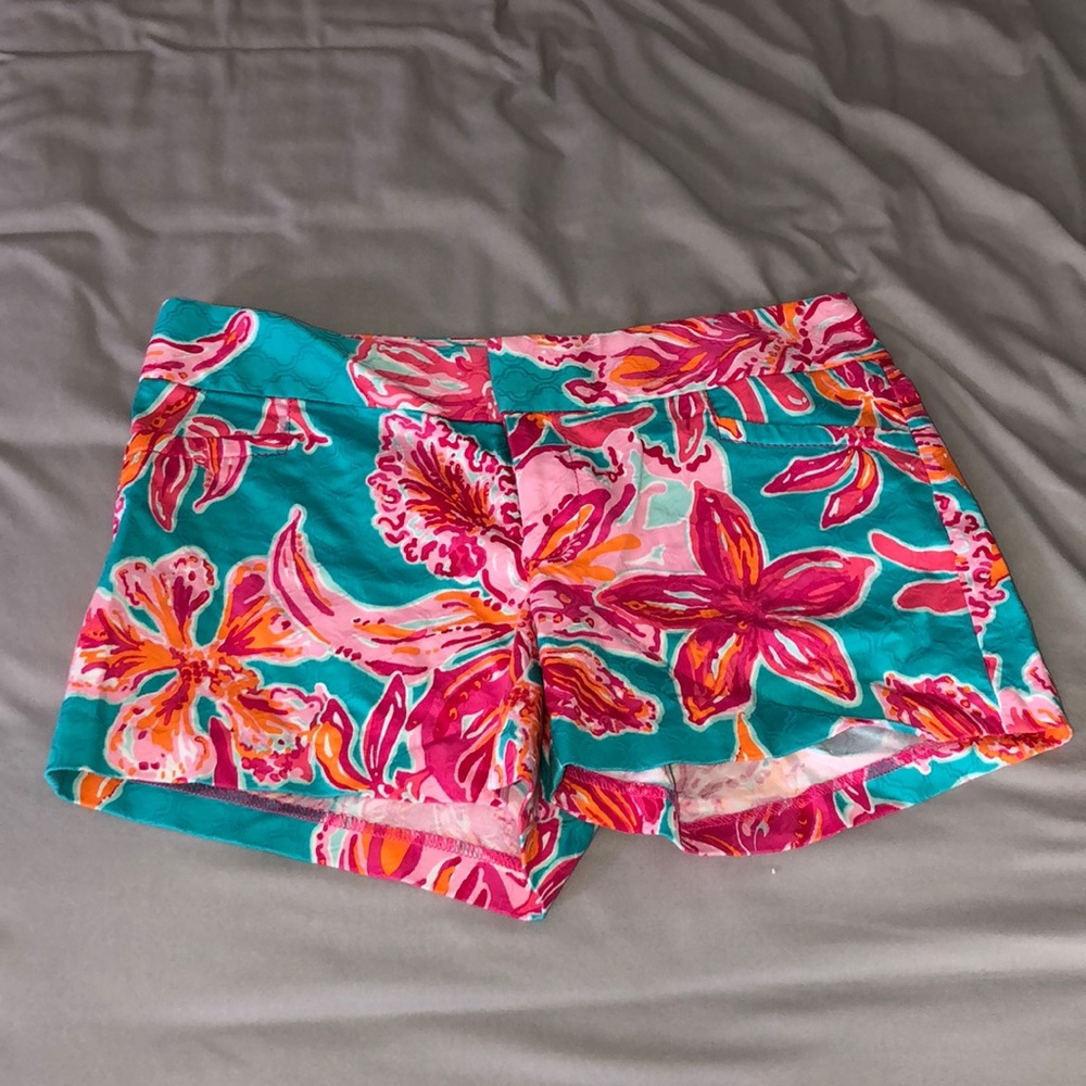 Lilly Pulitzer shorts.